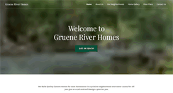 Desktop Screenshot of grueneriverhomes.com