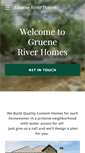 Mobile Screenshot of grueneriverhomes.com